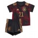 Günstige Deutschland Ilkay Gundogan #21 Babykleidung Auswärts Fussballtrikot Kinder WM 2022 Kurzarm (+ kurze hosen)